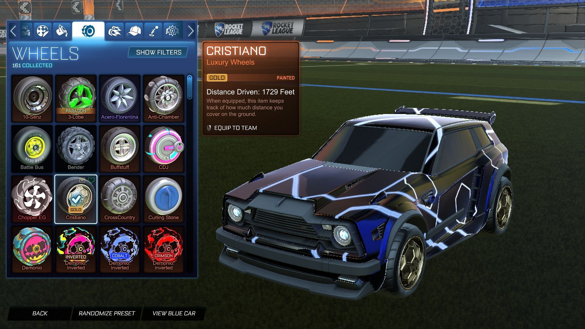 Golden Cristiano Wheels (Image via SK Gaming || Psyonix)